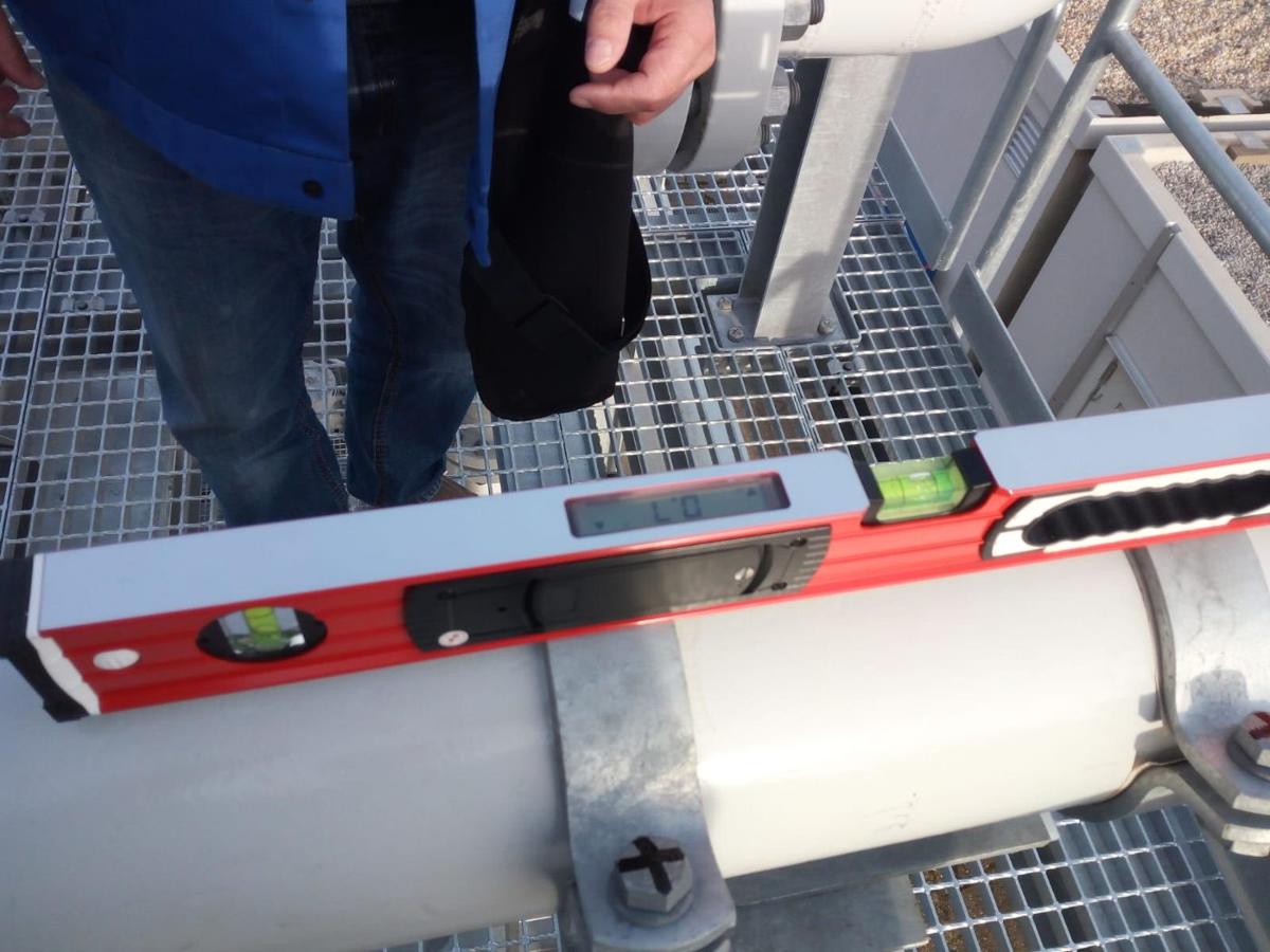 Contrôle de pente d'une ligne au niveau électronique